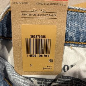 Levi's Light Blue Denim Jean shorts